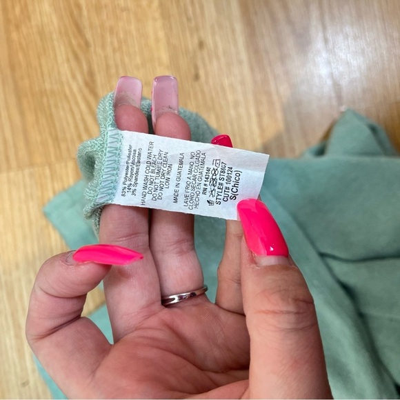 2/$25 Style Rack Pastel Sea Foam Mint Green Cute Business Casual Preppy Cardigan - Picture 13 of 14